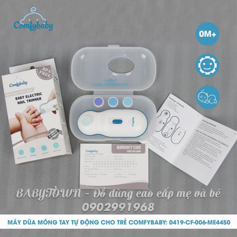 Máy dũa móng tay tự động cho trẻ Comfybaby