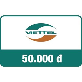Thẻ nạp điện thoại Viettel 50.000 đ