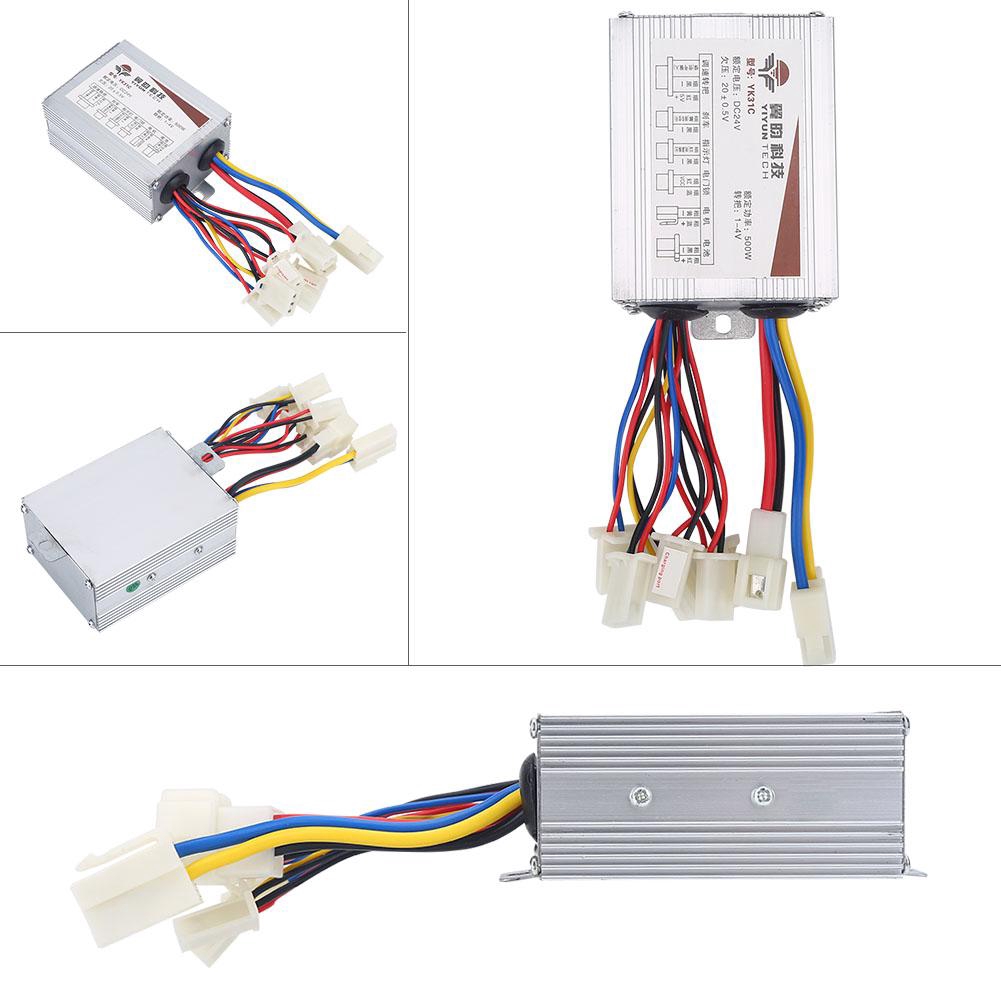 24V 500W Motor Brushed Controller Box for Scooter E-bike