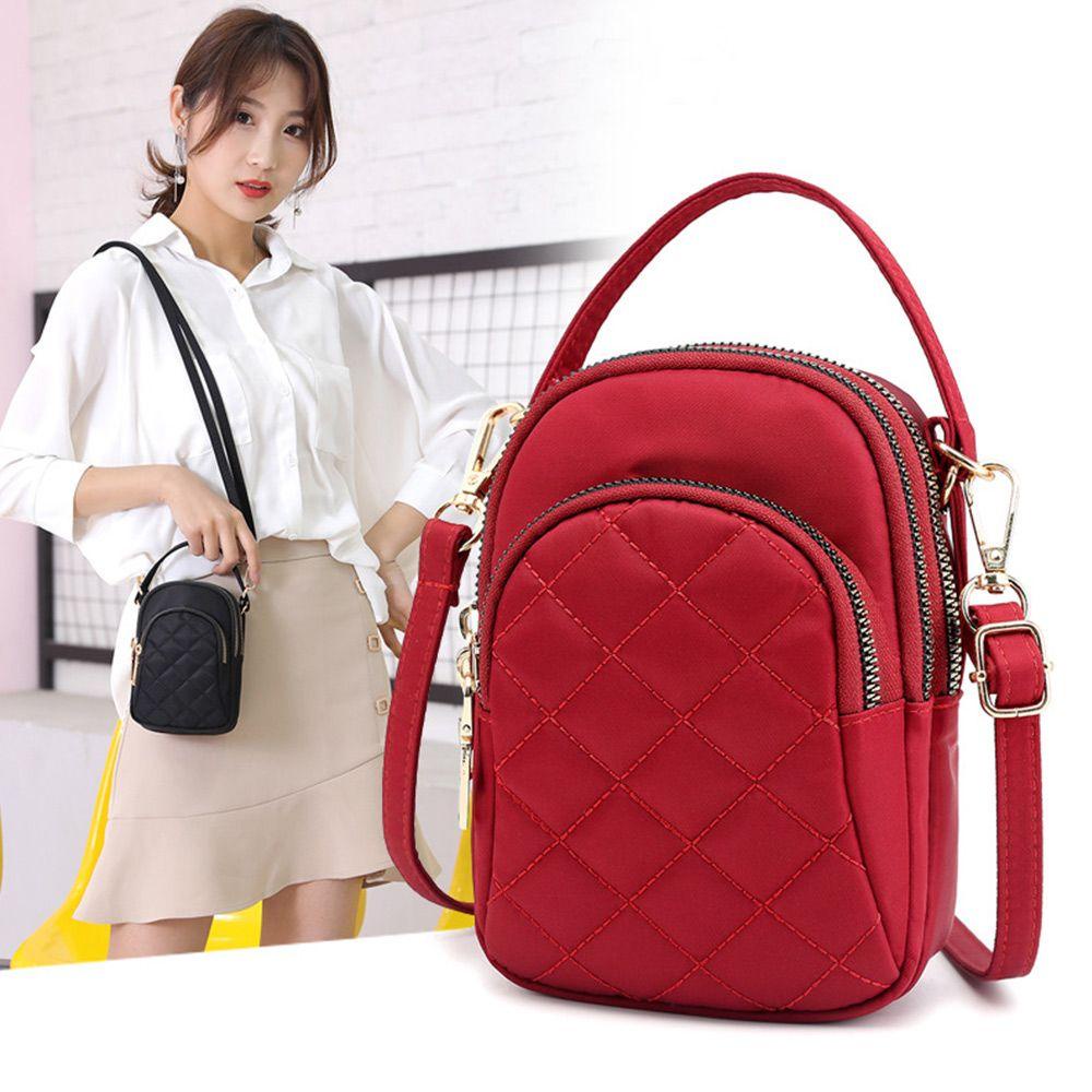 Túi Đeo Vai Đựng Điện Thoại Chất Liệu Nylon Cỡ Nhỏ Thời Trang Cho Nữ