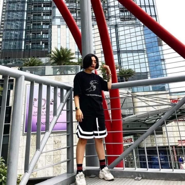 Quần Short 2V bóng chày Unisex (có video)