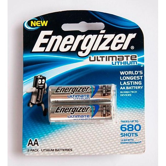 PIN AA ENERGIZER LITHIUM L91 BP2