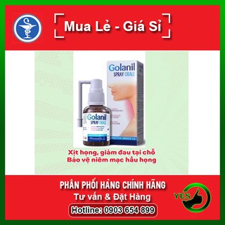 ❤ Xịt Họng Golanil Spray Orale - Giảm Nhanh Triệu Chứng Ho, Nóng Rát Họng