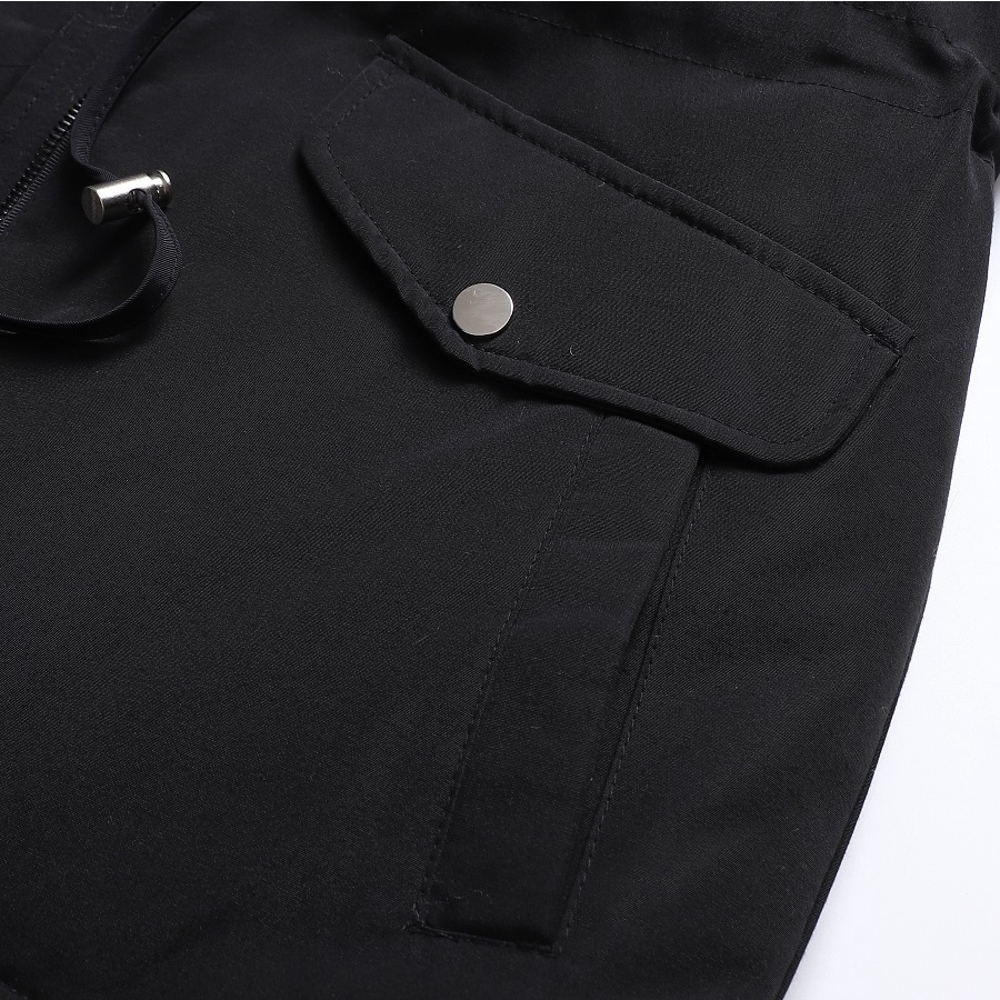 Xả kho Áo parka nữ lông cừu xuất Hàn Cực ấm