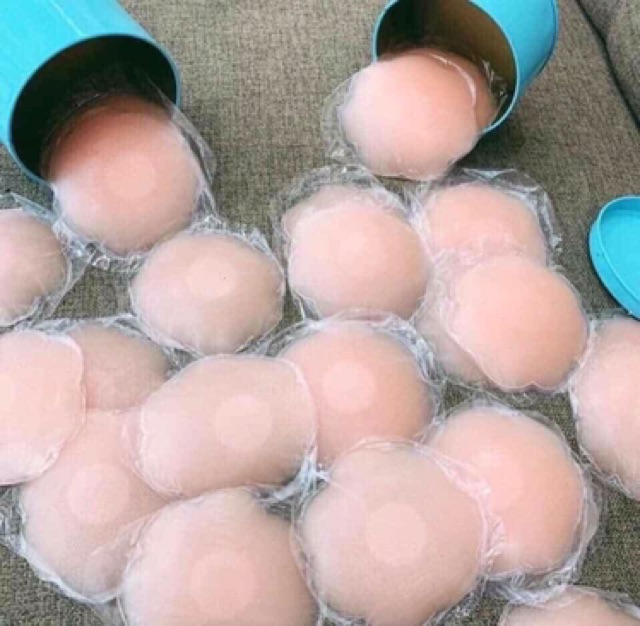 Dán Ngực Silicon hình hoa đào( hộp 5 đôi)