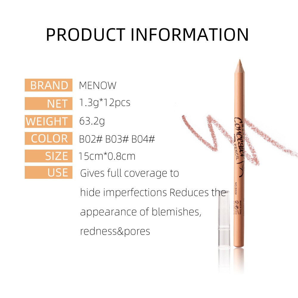 [Hàng Nội Địa] Bút Che Khuyết Điểm MeNow - Fix Makeup Không Trôi Không Thấm Nước | BigBuy360 - bigbuy360.vn