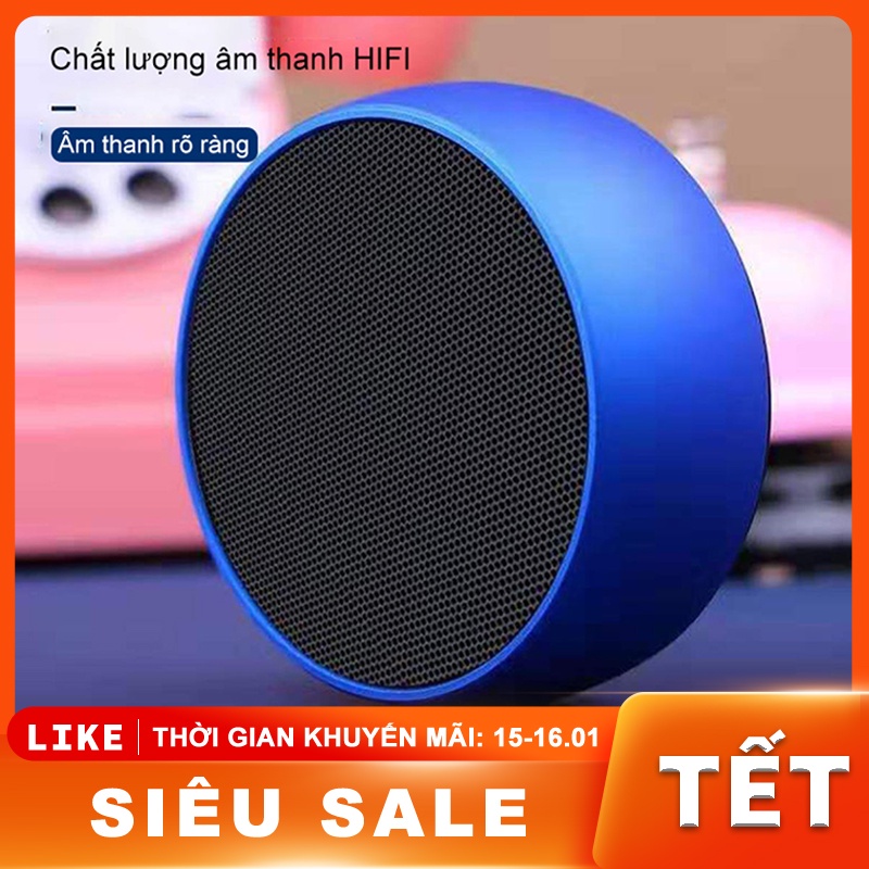 CÓ VIDEO - CAM KẾT BẢO HÀNH - Loa bluetooth bọc thép mini, có thể sử dụng dây cap liên kết [T22LYYX]