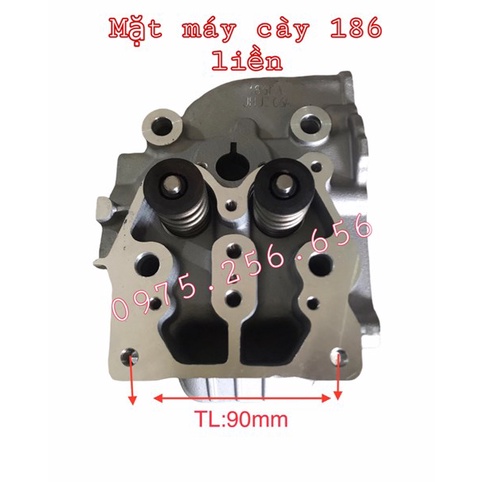 Mặt máy cày 186 Liền comle Hộp xanh phụ tùng máy nông nghiệp phụ tùng Hùng Lỳ