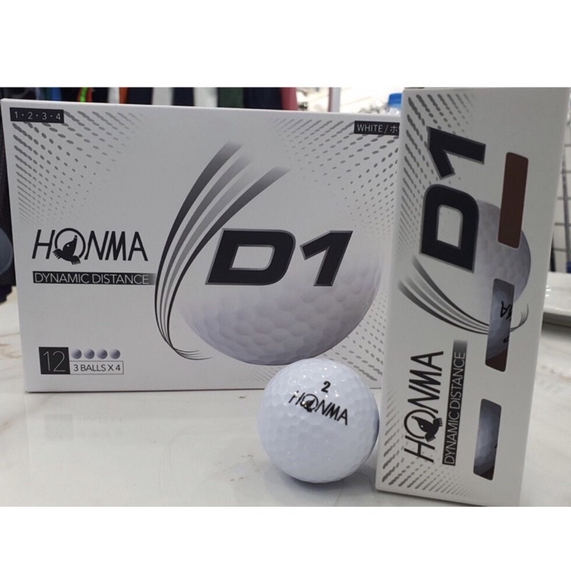 Bóng golf Honma D1 - hàng hãng nhập khẩu - bóng mới 100% - hộp to 12 quả