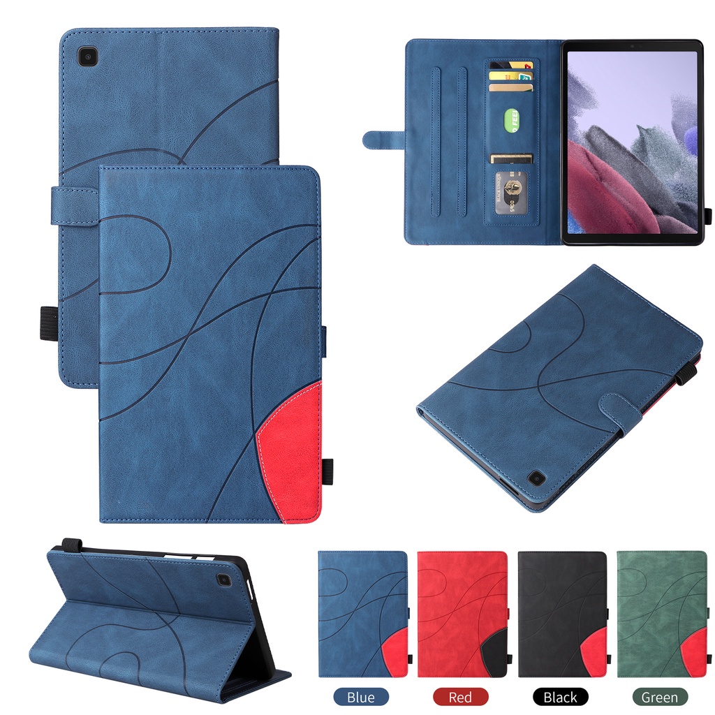Ốp Lưng Da Gập Cho Samsung Galaxy Tab A7 Lite 8.7inch T220 T225 Tab A7 10.4 T500 T505