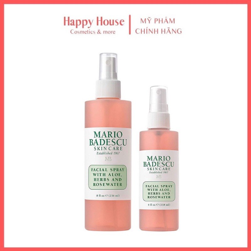 Nước Hoa Hồng Mario Badescu Facial Spray