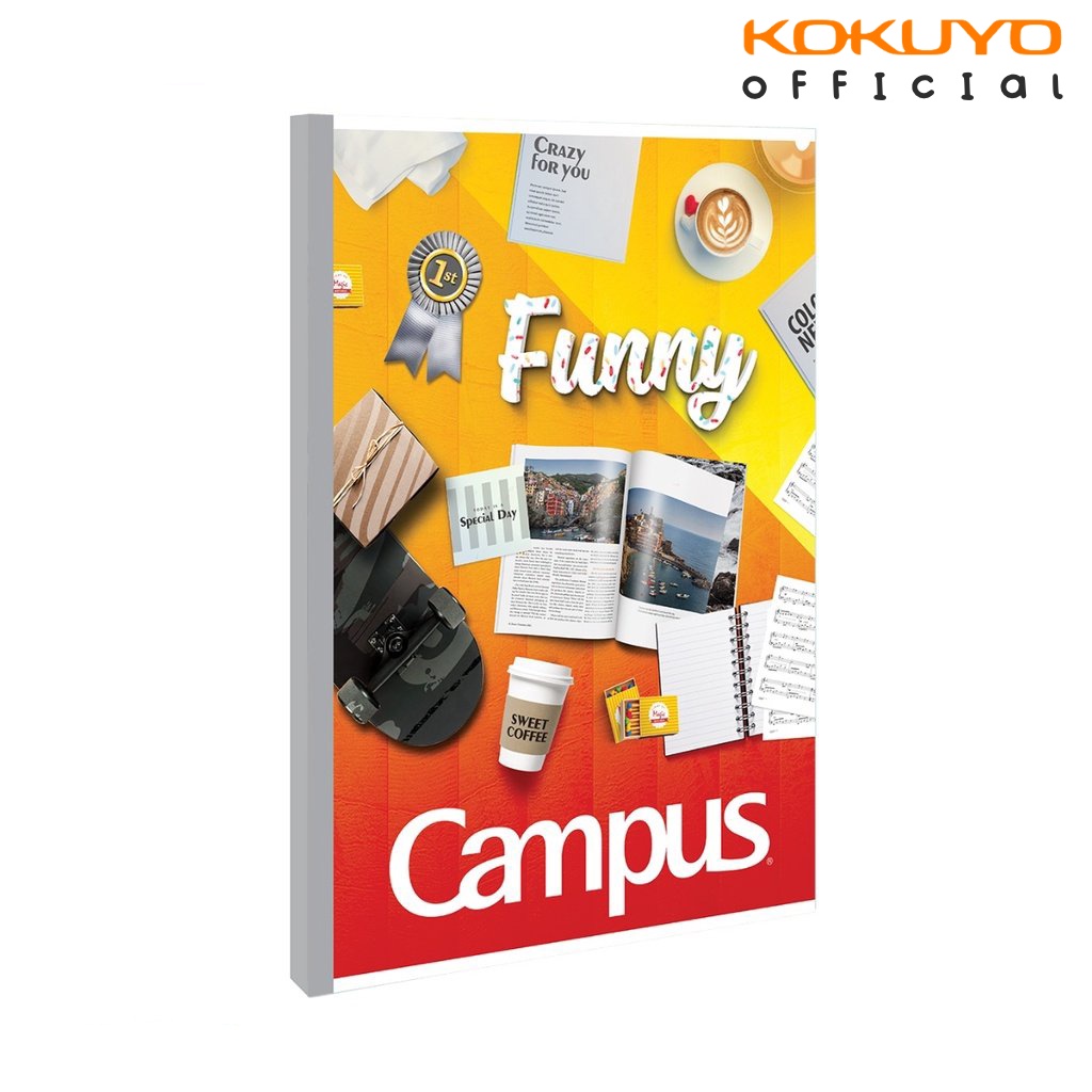 Vở GIFT 120-200 Trang Khổ B5 Kẻ 4 Ly Ngang Campus