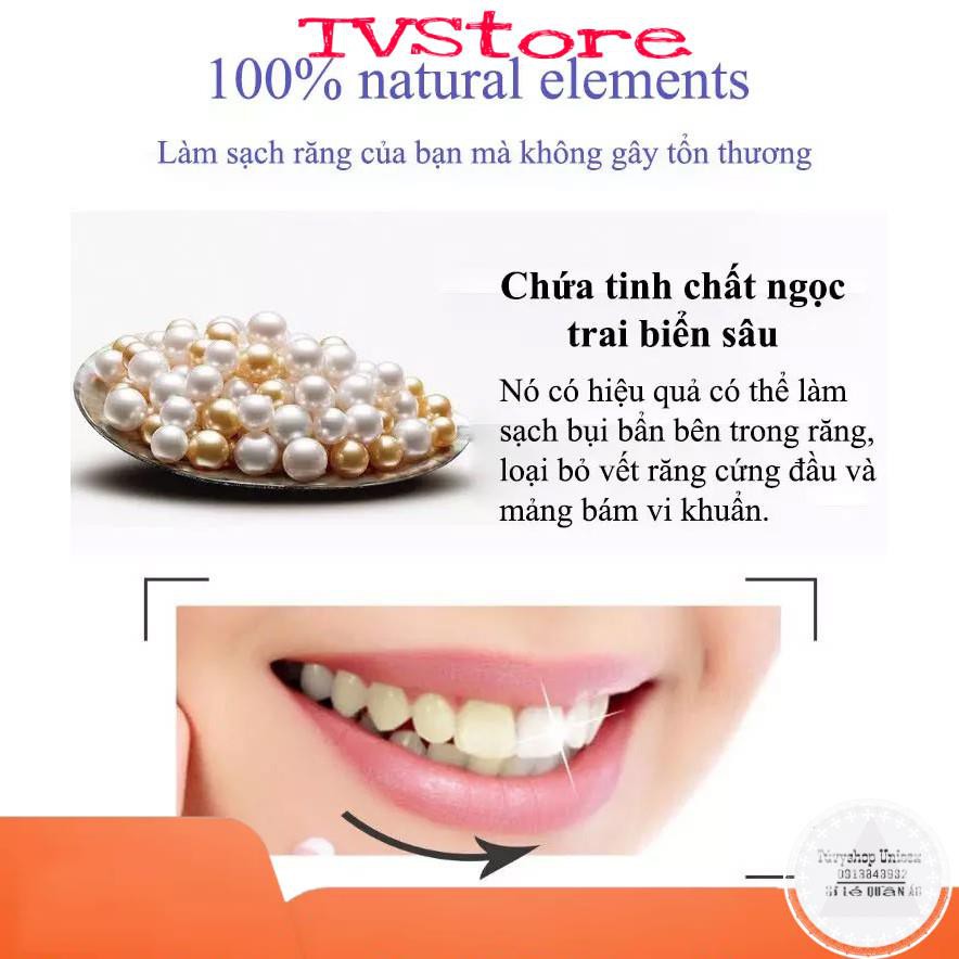 Bột tẩy trắng răng BREYLEE bột vệ sinh răng chắc khỏe sáng bóng cấp tốc thành phần tự nhiên an toàn 30g