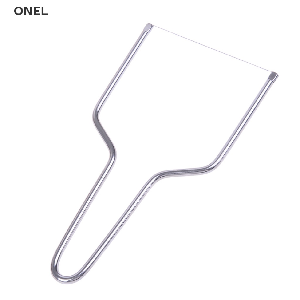 on 1pc Stainless Steel Cheese Wire Slicer Cheese Butter Cutter Cheese Cake Knife mx