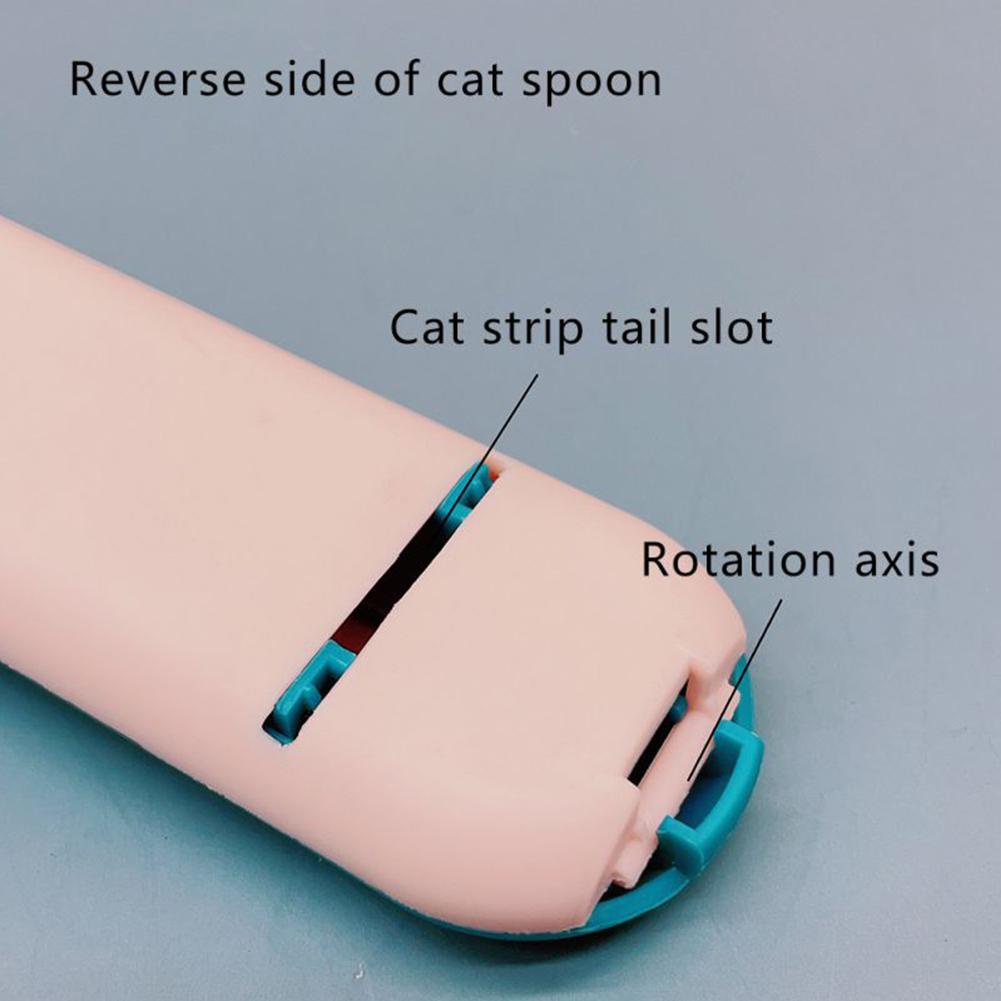 Muỗng Lấy Thức Ăn Dạng Lỏng Mini Kẻ Sọc Cho Thú Cưng