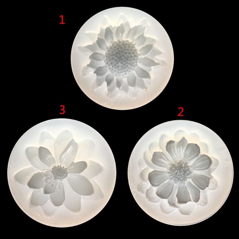 Khuôn Silicone tạo hình hoa cúc 3D, làm mặt trang sức resin , trang trí thủ công DIY
