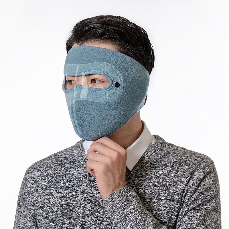 (Hàng loại 1) Khẩu trang Ninja lót nỉ bảo vệ mắt - Khẩu trang có kính che trán kín mặt