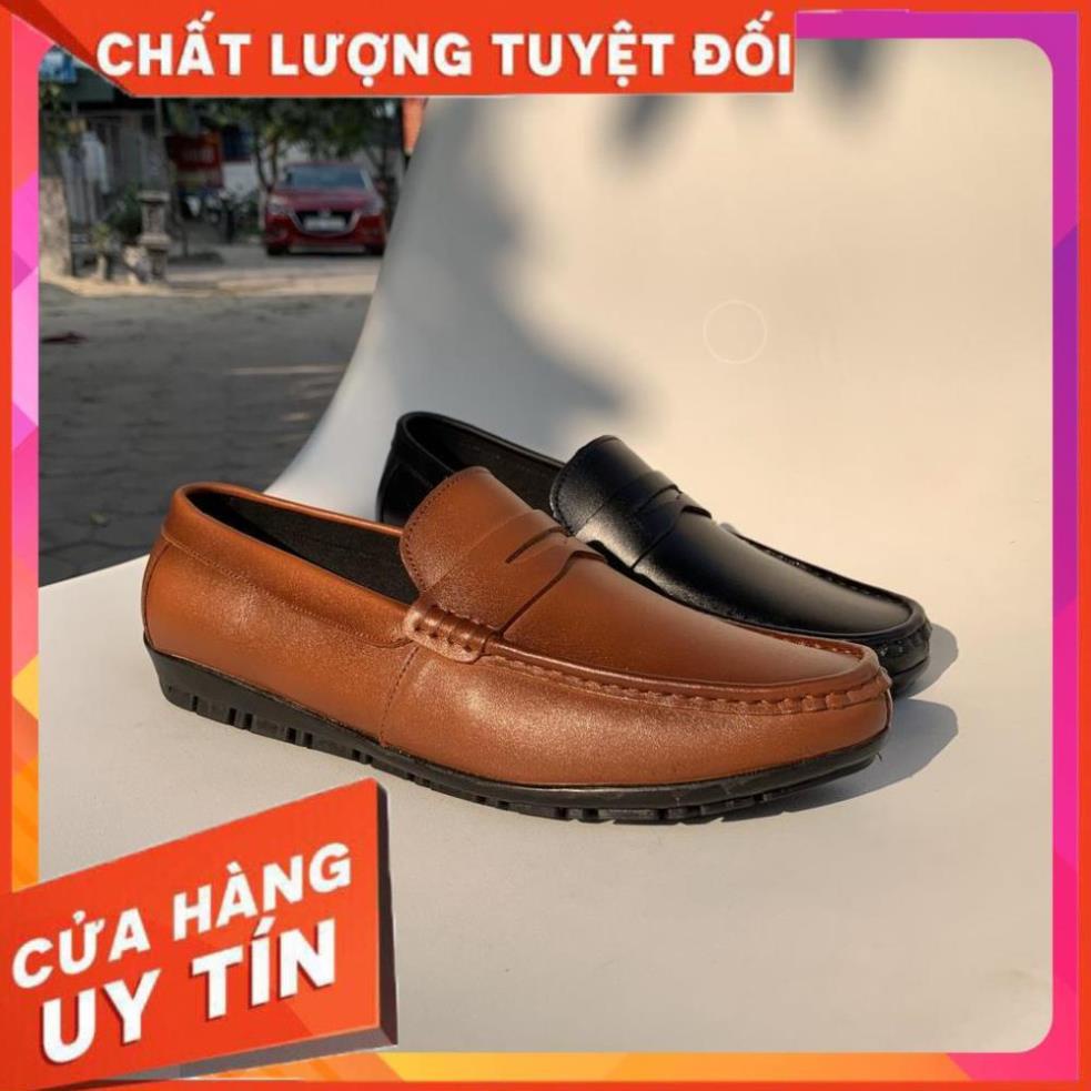 Giày Da Bò Đai Rỗng L022 T022 - Xưởng giày Chu Hải Nam 2 màu có size To 37-45
