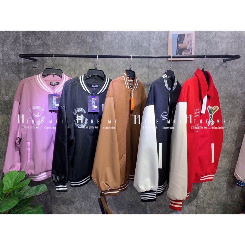 HÀNG SẴN - Varsity jacket - Áo khoác bóng chày - Chuẩn - The Mei