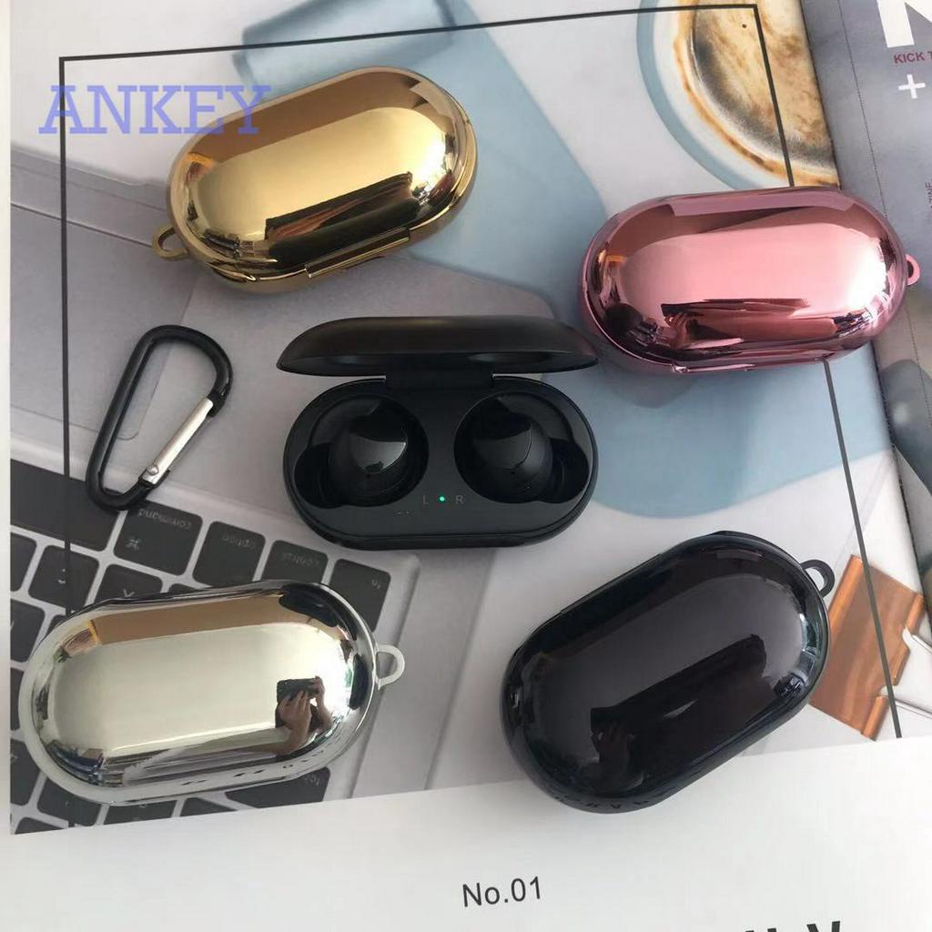 Samsung Galaxy Buds / Buds Plus Vỏ silicon đựng hộp sạc tai nghe không dây có móc treo tiện lợi