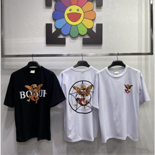 |CHIU_Unisex| áo tee nam nữ BOBUI trắng đen hình xương khô