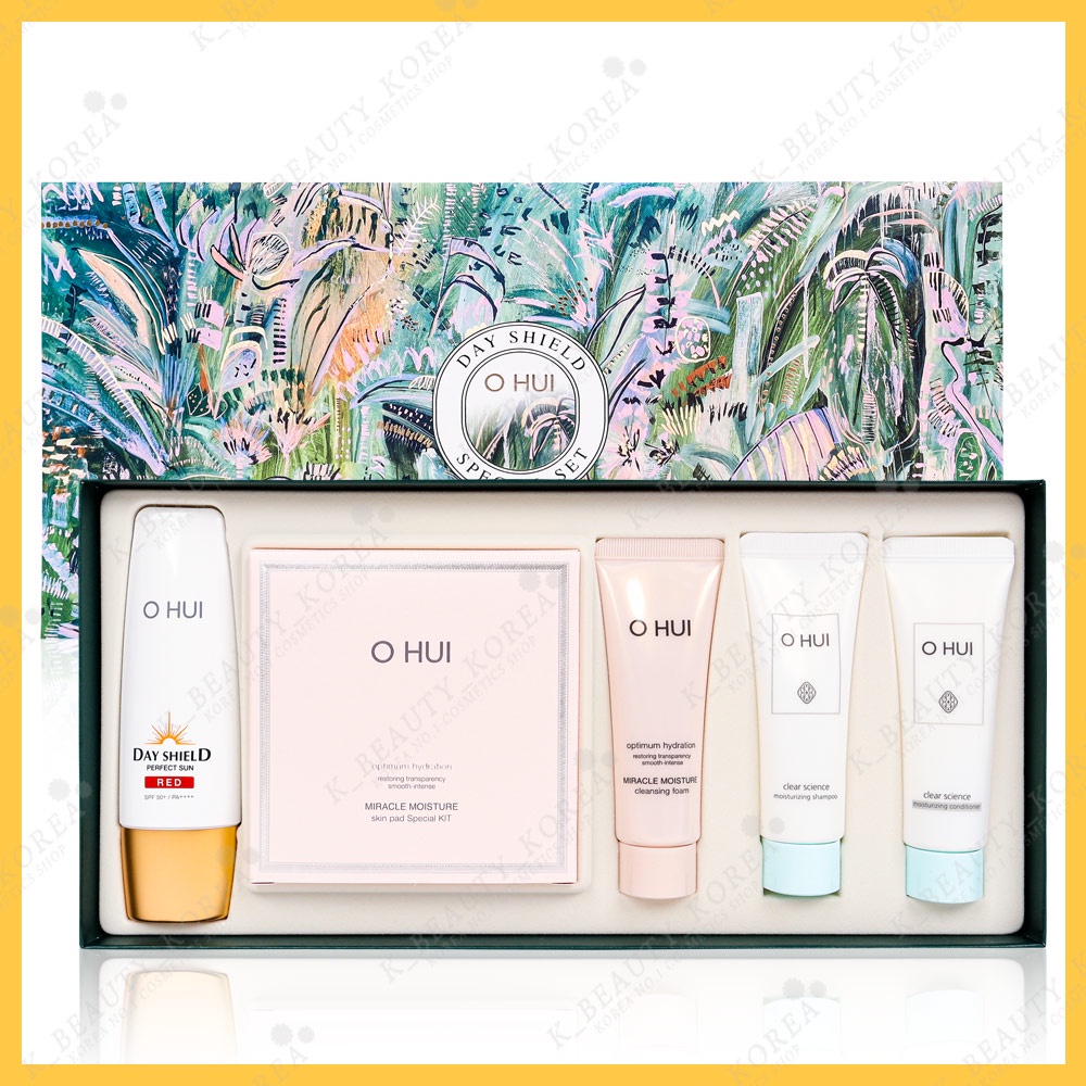 Bộ Sản Phẩm Đặc Biệt Ohui Day Shield Perfect Sun Red SET SPF50+ / PA++++ [Option]