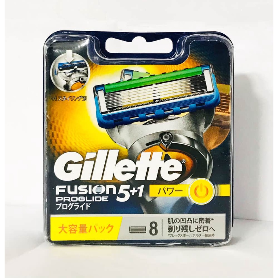 Lưỡi dao cạo râu Gillette Fusion 5+1 Proglide 8 cái