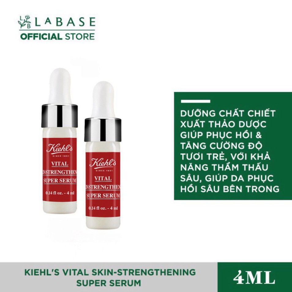Serum chống lão hóa Kiehl's Vital Skin-Strengthening Super Serum 4ml XZ