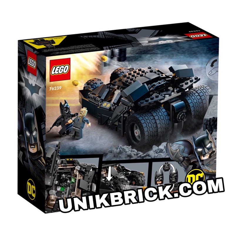 Lego UNIK BRICK DC 76239 Batman Batmobile Tumbler: Scarecrow Showdown Xe Người dơi chính hãng .