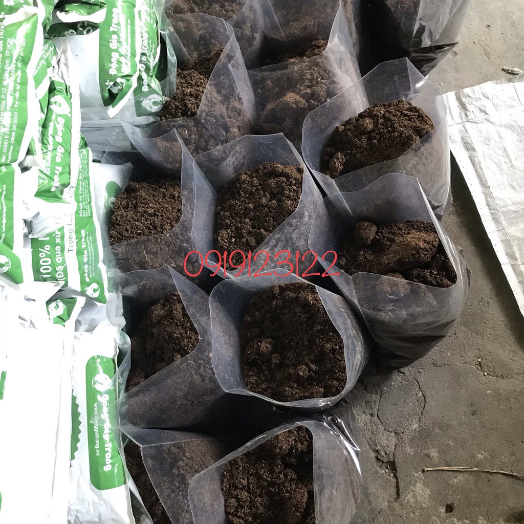 Đất hữu cơ Peat moss 1kg - size 0-7mm - gieo hạt hoặc trộn giá thể trồng sen đá cao cấp