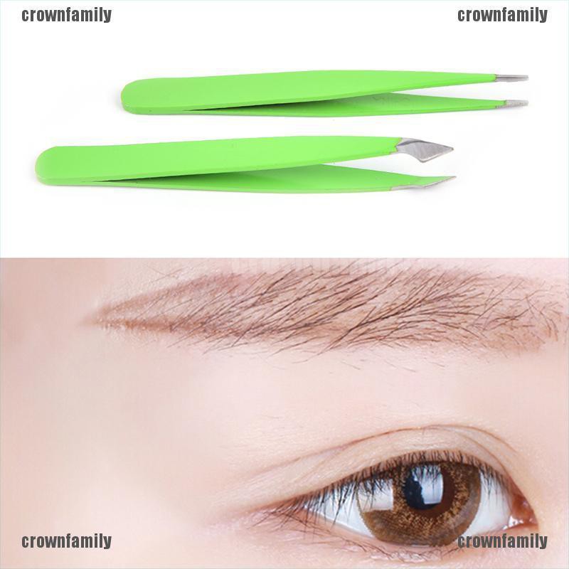 (hàng Mới Về) Set 2 Nhíp Nhổ Lông Mày Trang Điểm Làm Đẹp Tiện Dụng | BigBuy360 - bigbuy360.vn