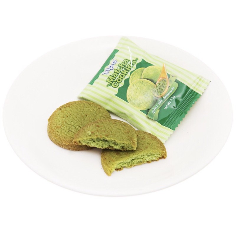 BÁNH TIPO MATCHA TRÀ XANH 12 BÁNH- HỘP 90G