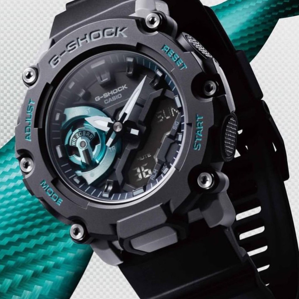 Đồng hồ Nam Dây nhựa Casio G-Shock GA-2200M-1ADR chính hãng bảo hành 5 năm Pin trọn đời