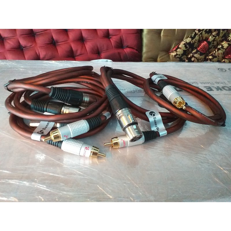 BỘ 2 JACK CANON CÁI RA AV  LIÊN DÂY CAO CẤP