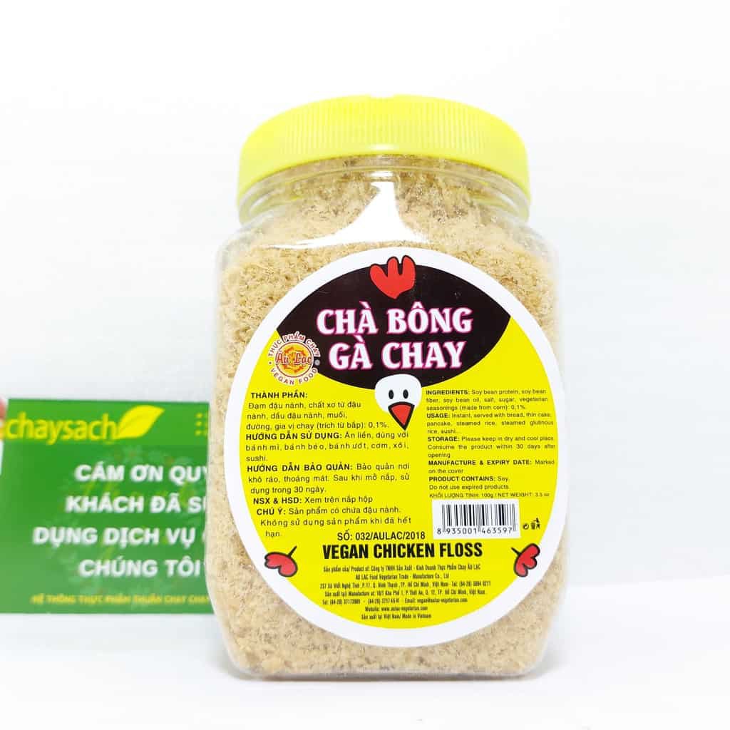 Chà bông chay ÂU LẠC sản phẩm thuần chay 100g | BigBuy360 - bigbuy360.vn