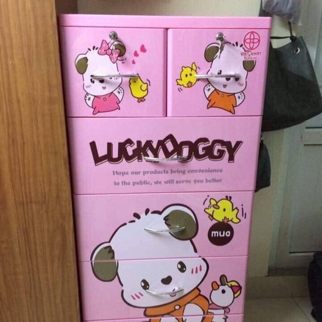 Tủ nhựa lucky viet nhat 5 tang 6 ngan