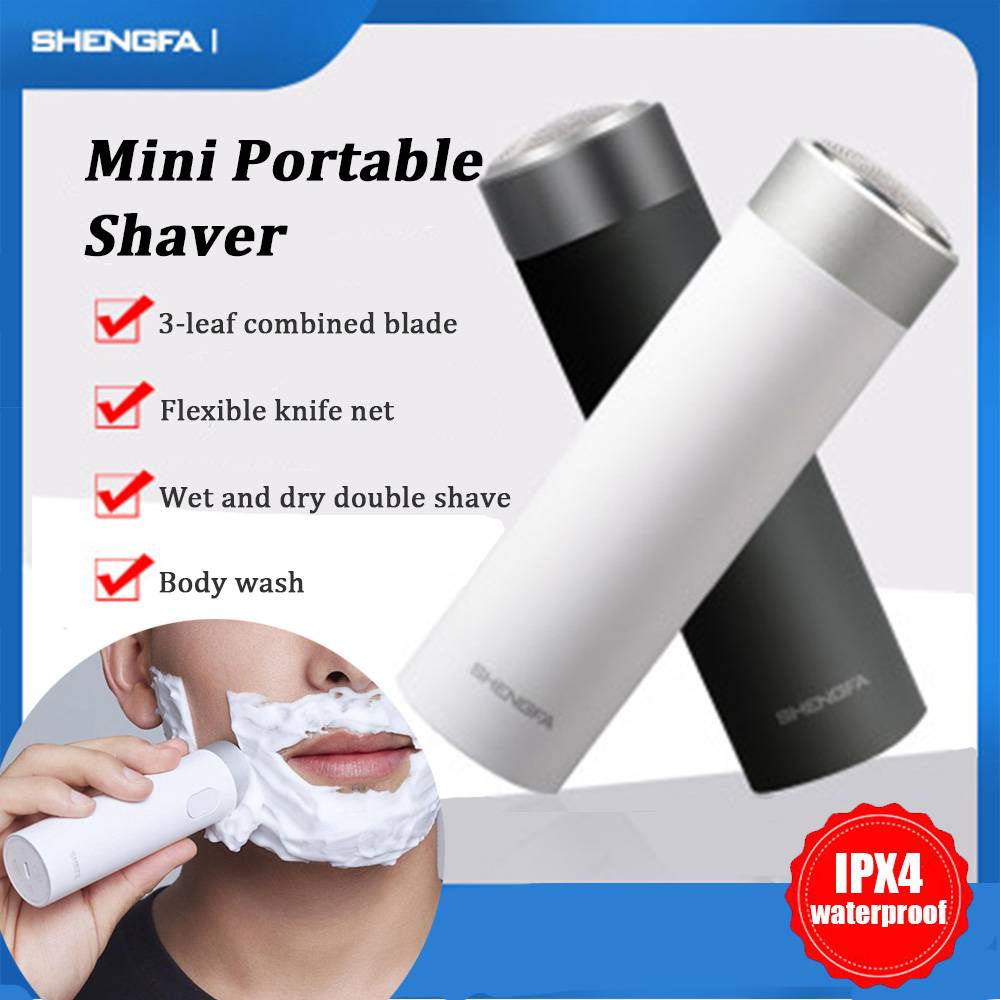 Máy Cạo Râu Mini XIAOMI Kiểu XIAOMI Chống Thấm Nước Có Thể Sạc Lại Cho Nam