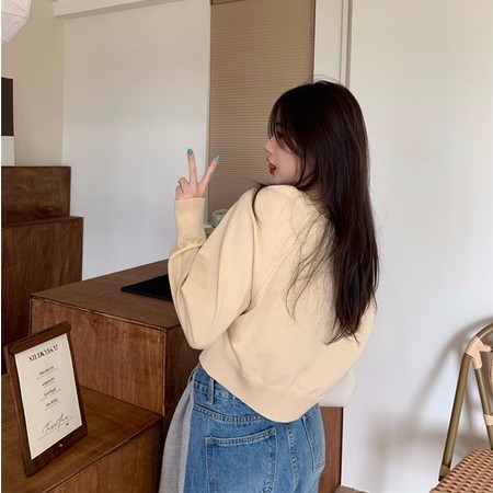 QADCOL Set áo hai dây và áo sweater dệt kim dài tay lệch tà thời trang dành cho nữ (đặt hàng riêng)