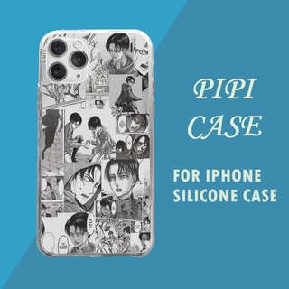 Ốp lưng iphone silicon chống bẩn Levi manga     PAP20211084