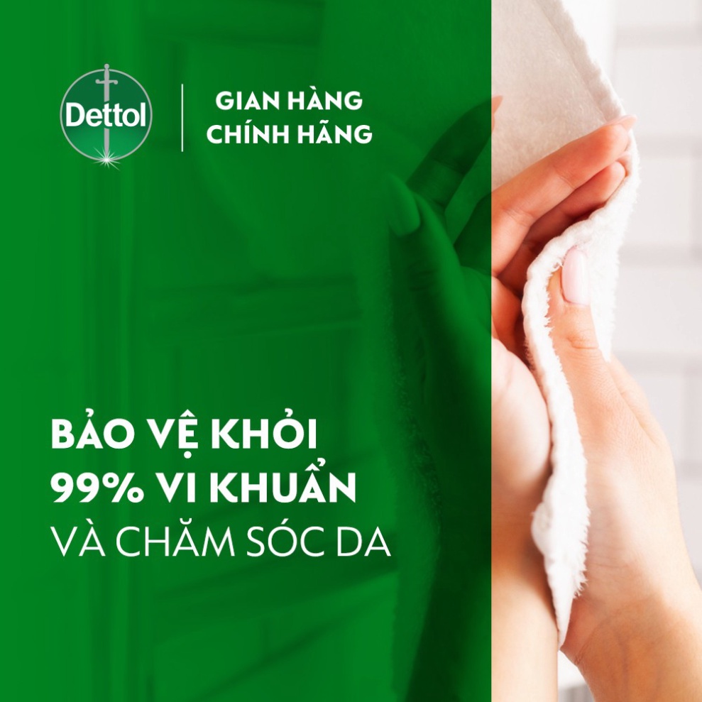 Xà phòng dettol kháng khuẩn chăm sóc da 100gr ( hồng)