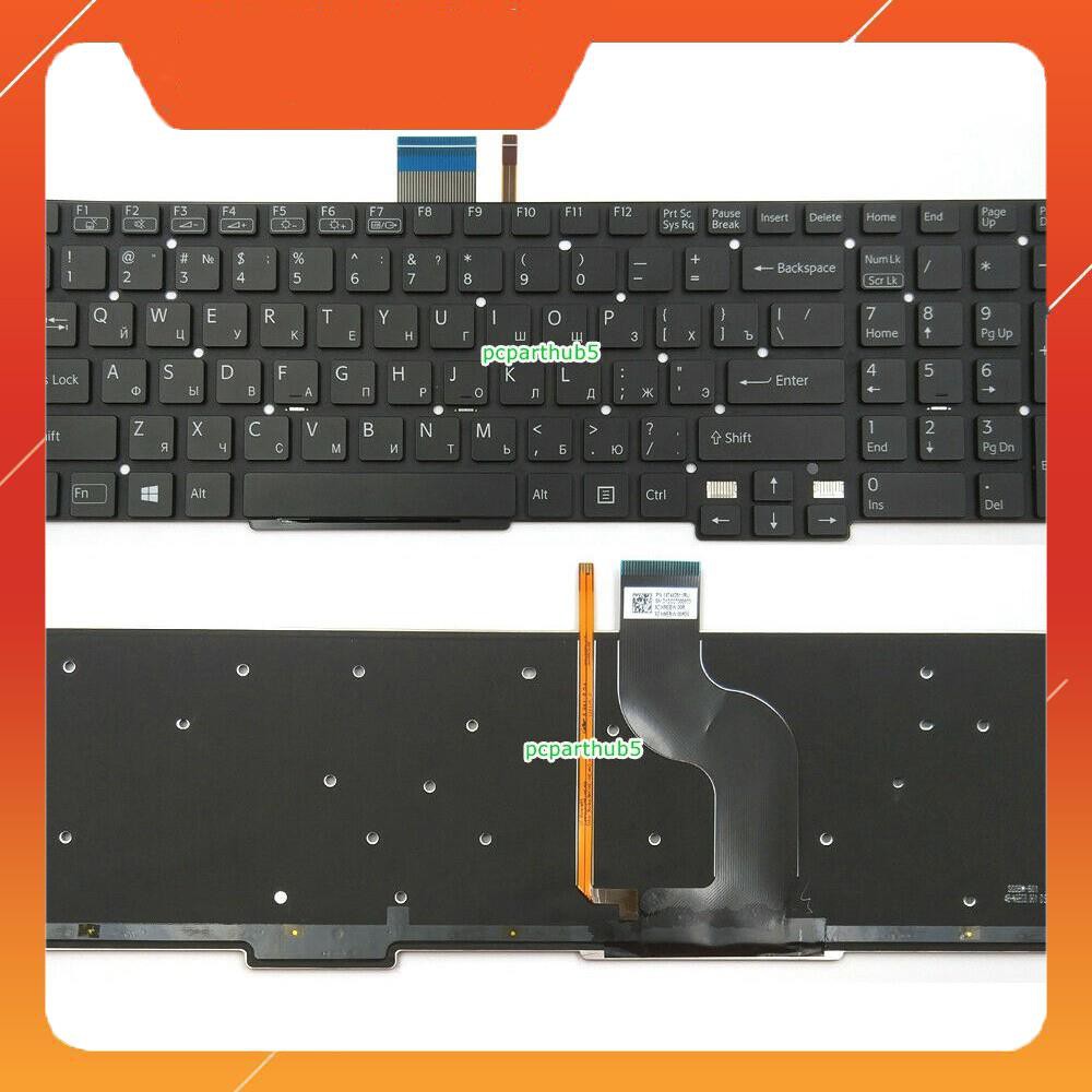 bàn phim Sony VAIO SVT15 SVT151A11L SVT15115CXS Laptop Keyboard RU Black With Backlit LIÊN HỆ ZALO .