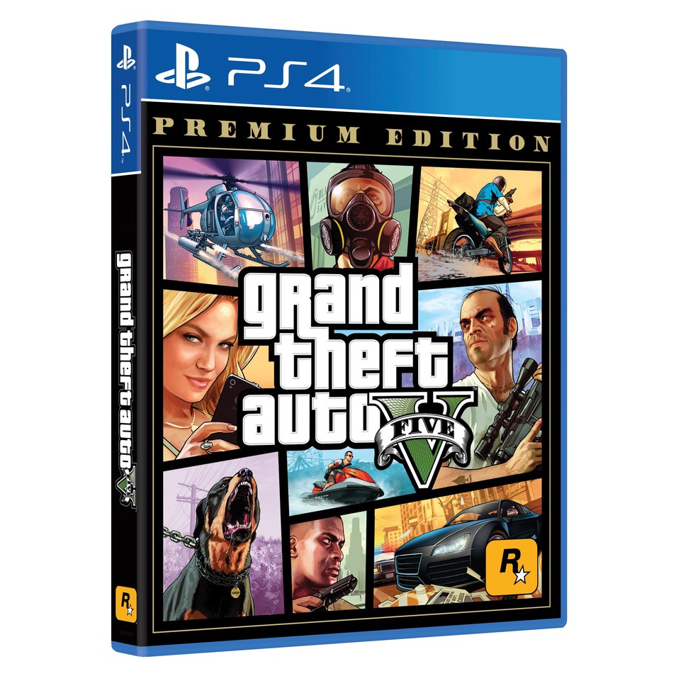 Máy Chơi Game Ps4 Grand Theft Auto V Edit Premium Reg 3