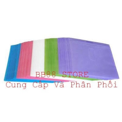 Túi đựng đĩa CD DVD Blueray Disc lá xốp giấy lụa nhựa ngăn đựng 2 mặt - CM