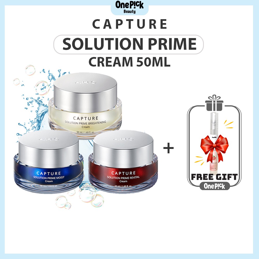 Kem dưỡng da AHC CAPTURE SOLUTION PRIME CREAM 50ML phục hồi vấn đề da cấp ẩm bổ sung dưỡng chất làm trắng giảm nếp nhăn | BigBuy360 - bigbuy360.vn