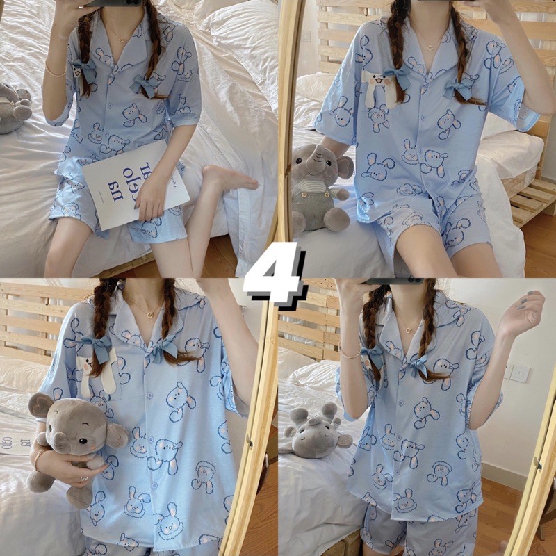 ĐỒ NGỦ PIJAMA COTTON KOREAN CUTE XĨU (SẴN) | BigBuy360 - bigbuy360.vn