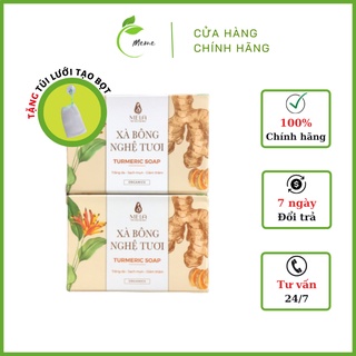 Xà bông sinh dược - Xà bông nghệ tươi Mela