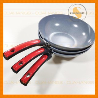 Chảo chống dính vân đá - Chảo sâu lòng cỡ lớn 32cm