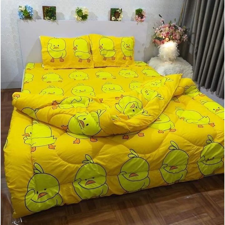 Chăn Phao Mẫu Dâu Tây Đẹp Xuất Sắc màu sắc tươi (Hàng giá xưởng 2019 )