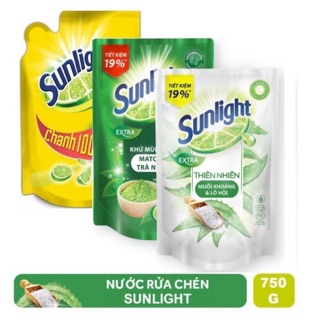 Nước rửa chén Sunlight 750gr Túi