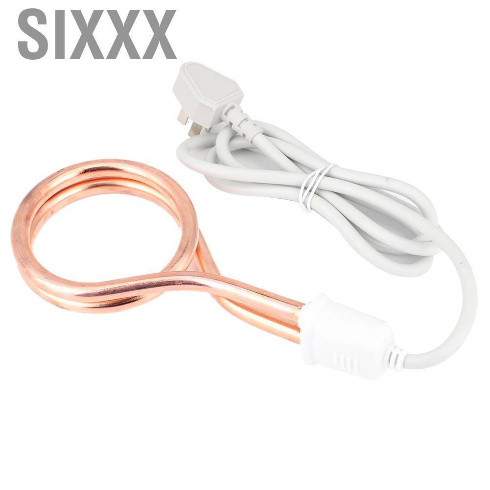 Sixxx 3000W High Power Immersion Heater Bucket Electric Water Heating Rod for Bathing AU Plug 220V